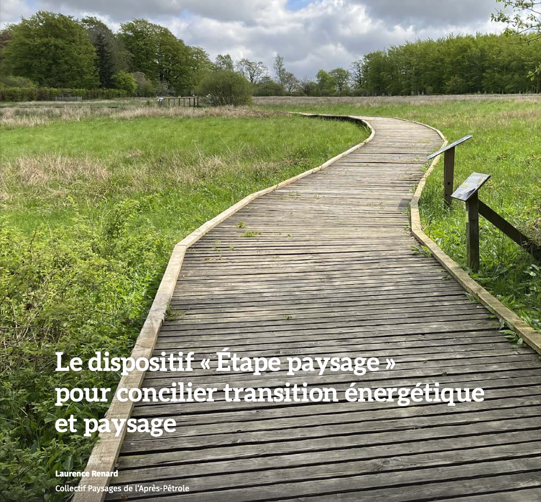 You are currently viewing Article pour concilier transiiton énergétique et paysage